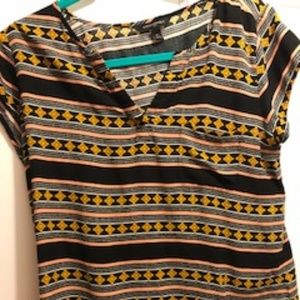 Banana Republic - print short sleeve top